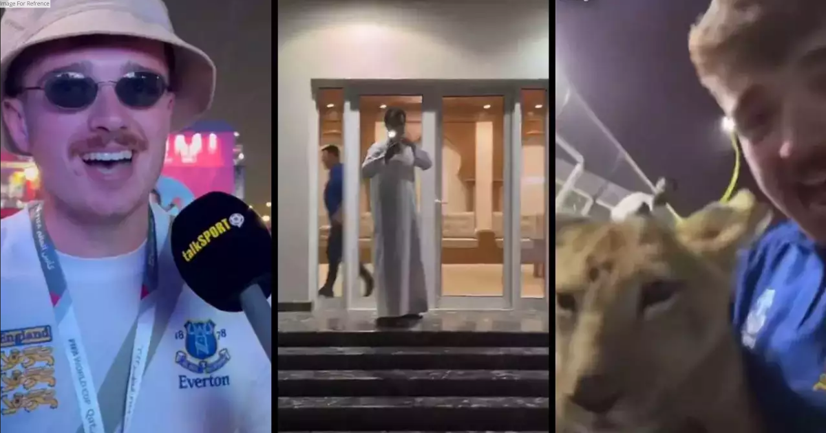 VIRAL: England fans searching for beer in Qatar end up at Sheikh's palace!